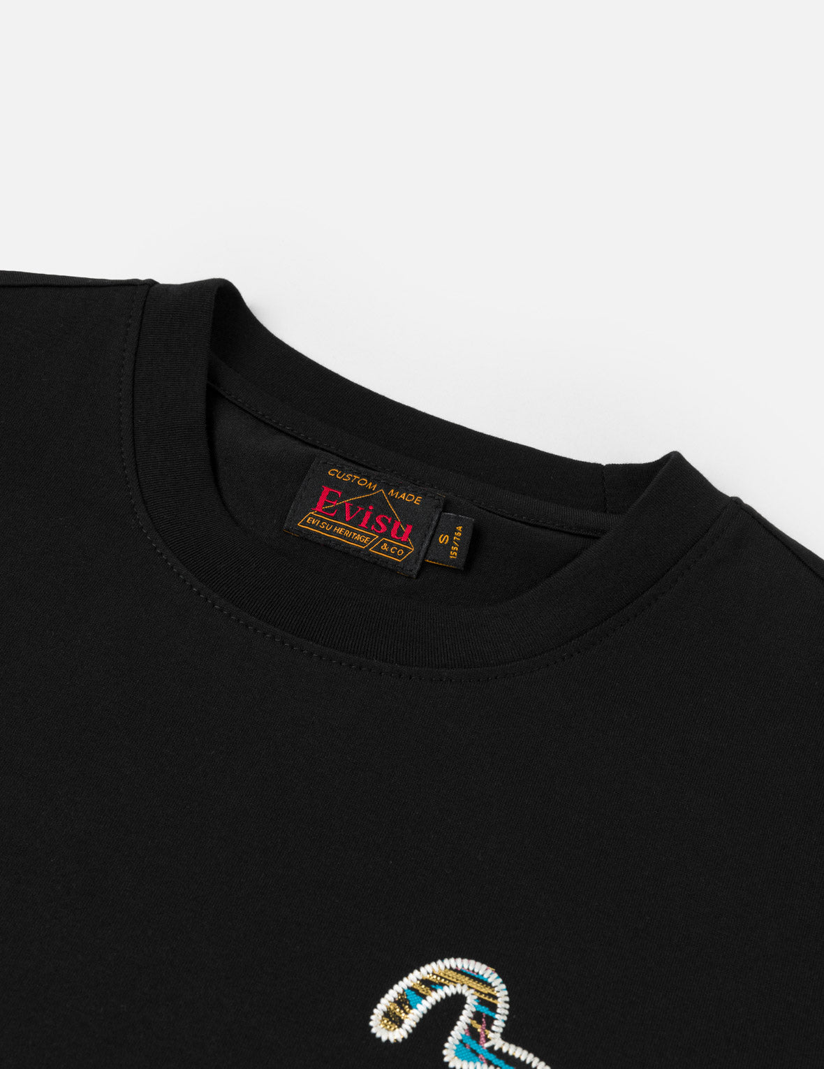 Brocade Kamon Patched T-Shirt
