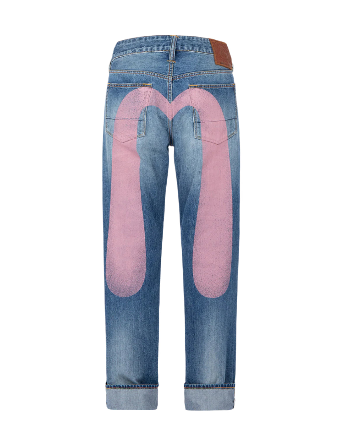 Daicock Print Baggy-Fit Jeans #2000