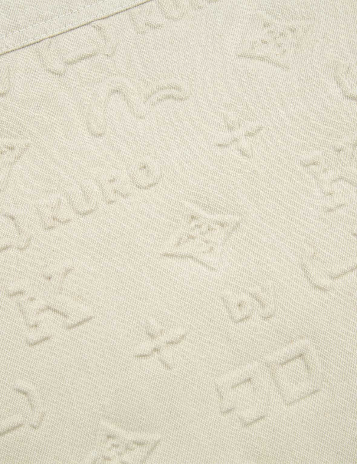 Embossed Monogram Shirt Jacket