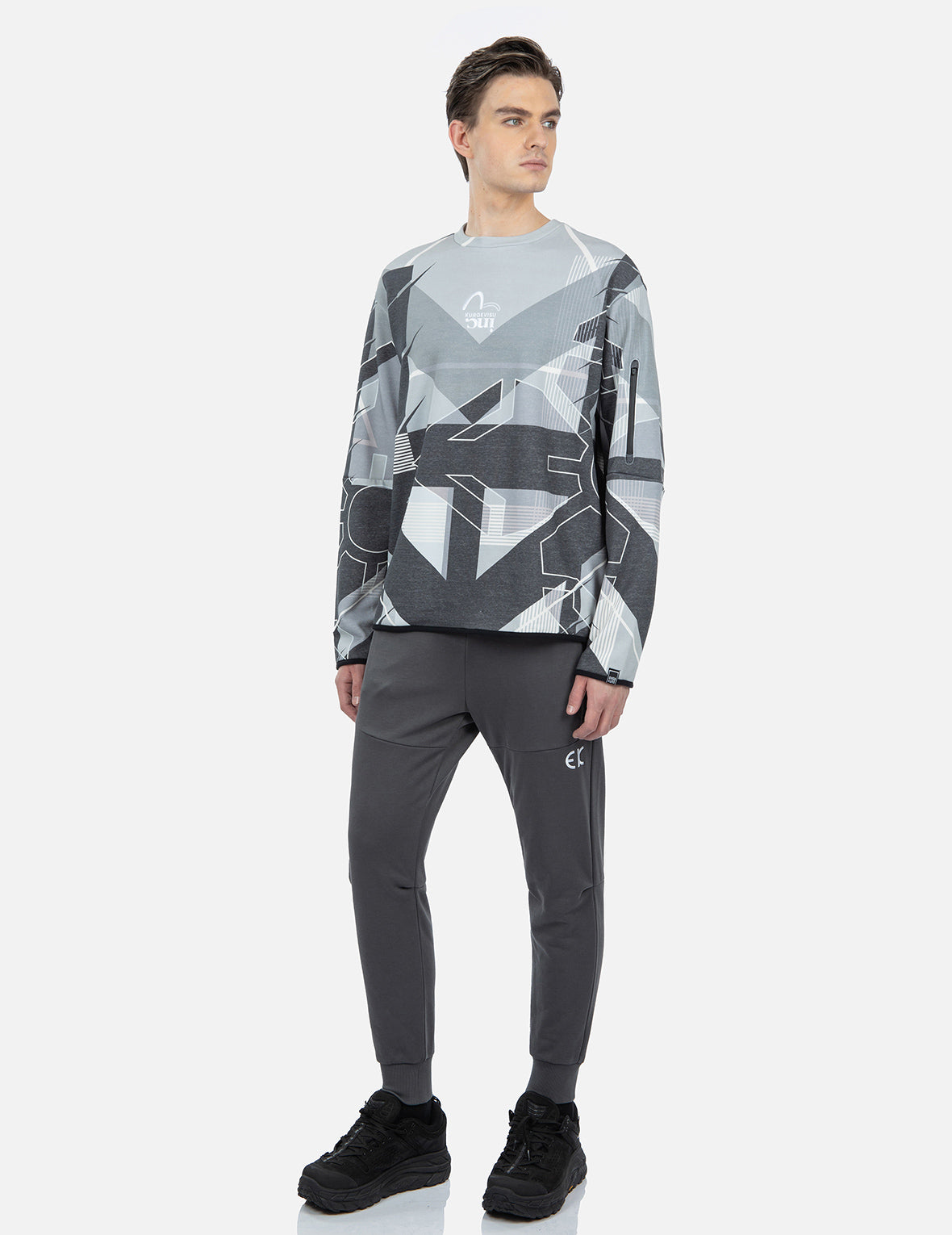 Kamon Camo Print Sweatshirt