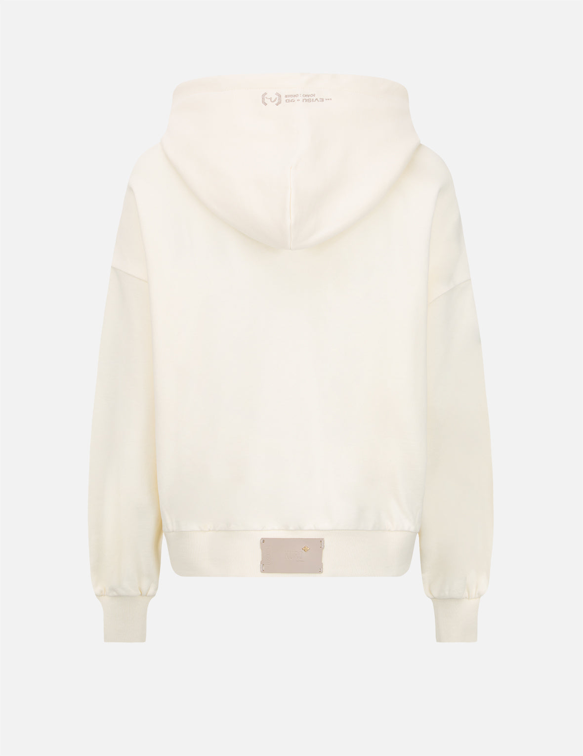 Gradient Dripping Logo Print Hoodie