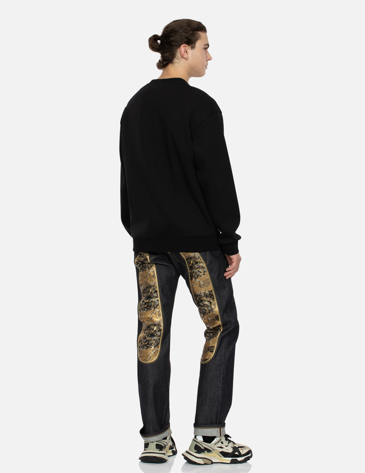 Logo Brocade Appliqué Relax Fit Sweatshirt