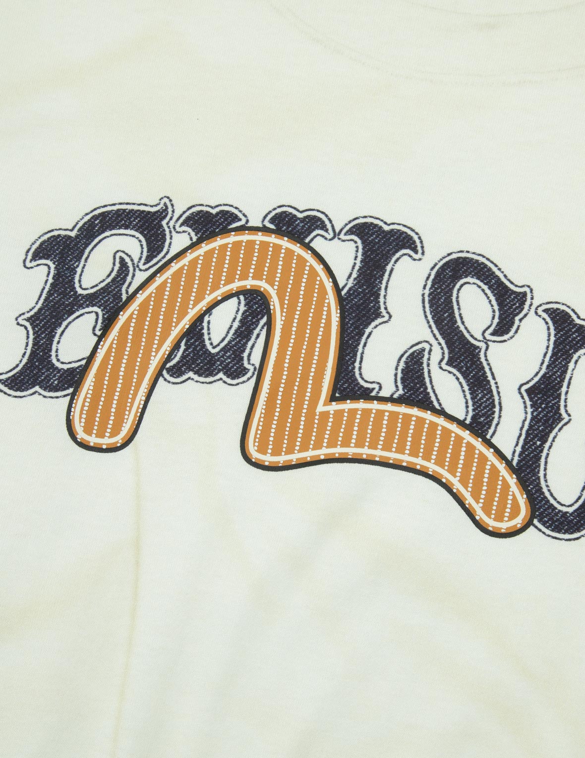 2-in-1 Logo and Seagull Print Loose Fit T-shirt