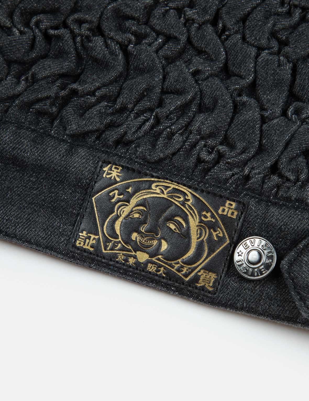 Seagull Embroidery Texture Oversized Denim Jacket