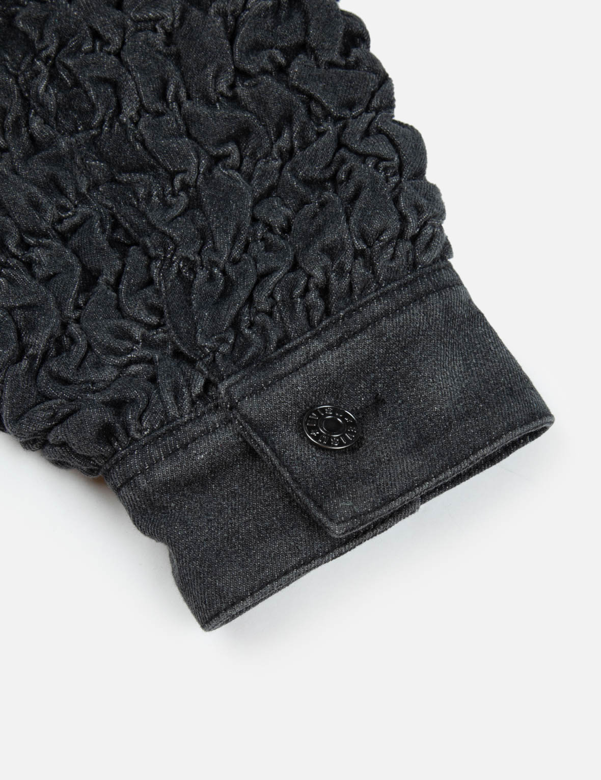 Seagull Embroidery Texture Oversized Denim Jacket