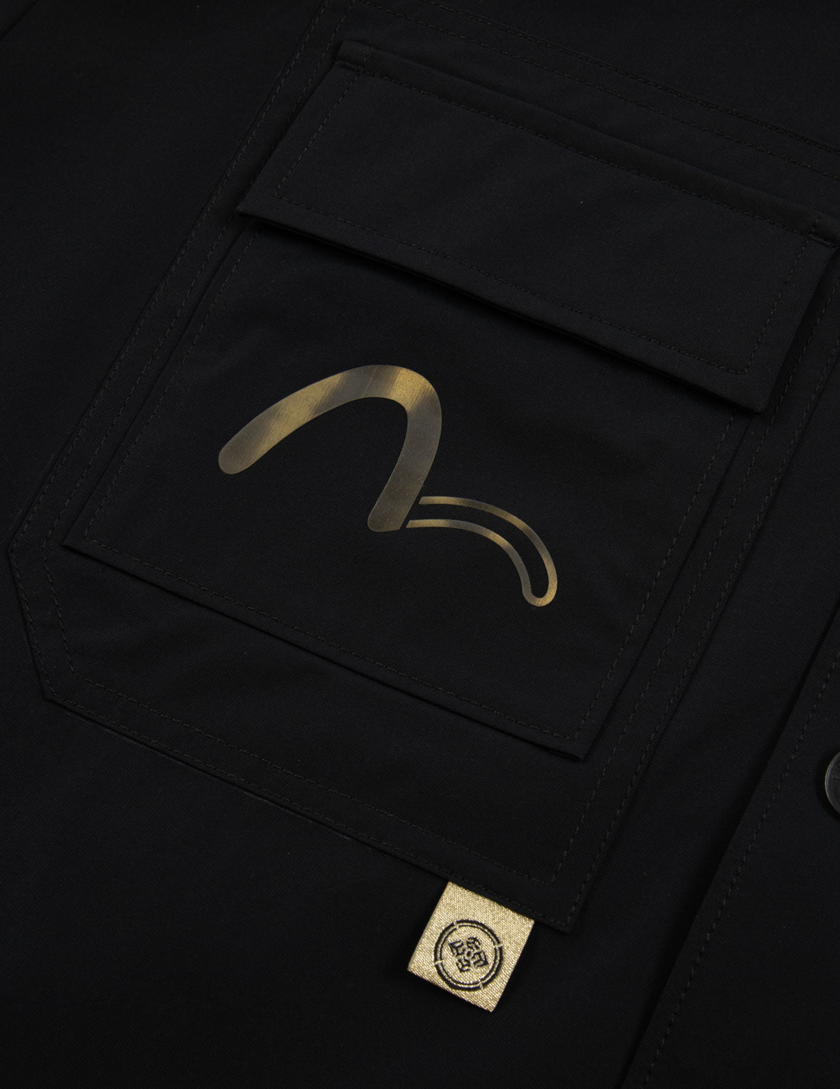 Logo Print Drawstring Short-Sleeve Shirt