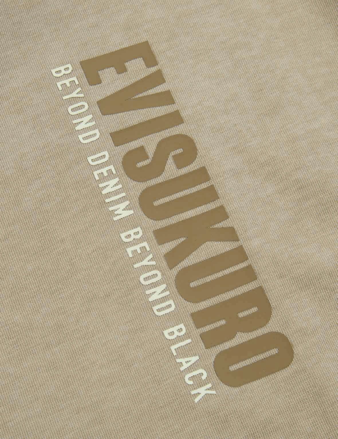 Metallic Stud Textured Logo Print T-shirt