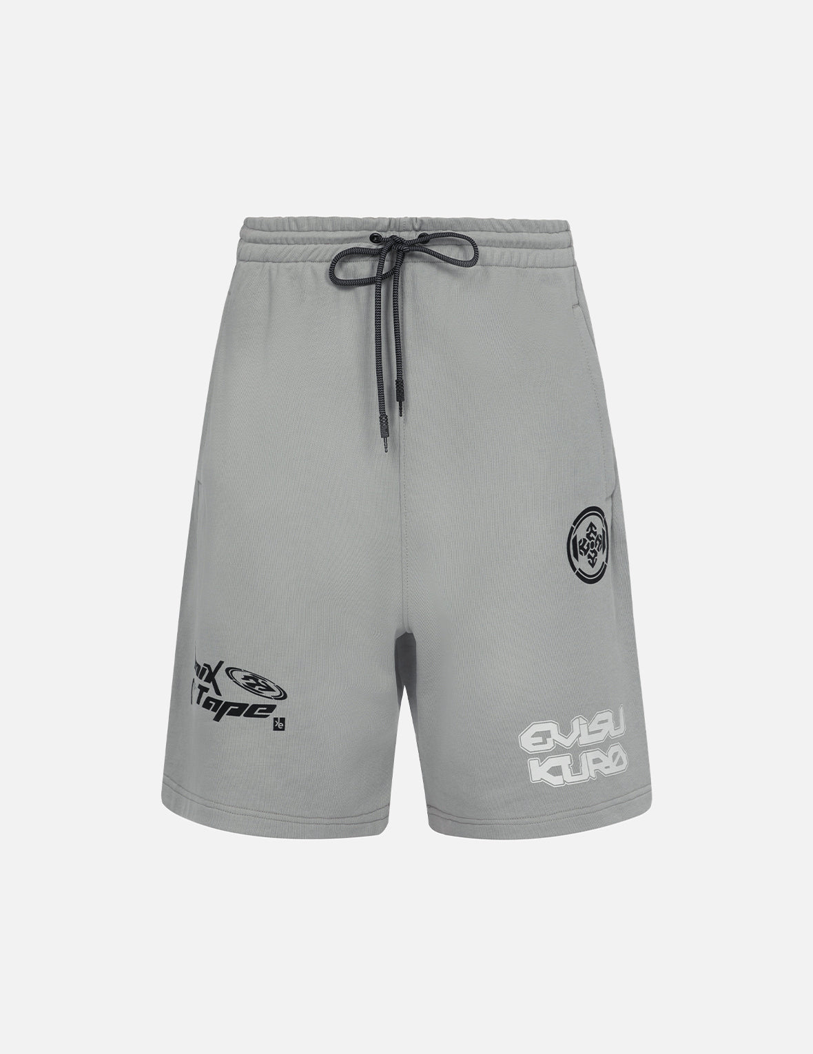 Multi Logo Print Relax Fit Sweat Shorts