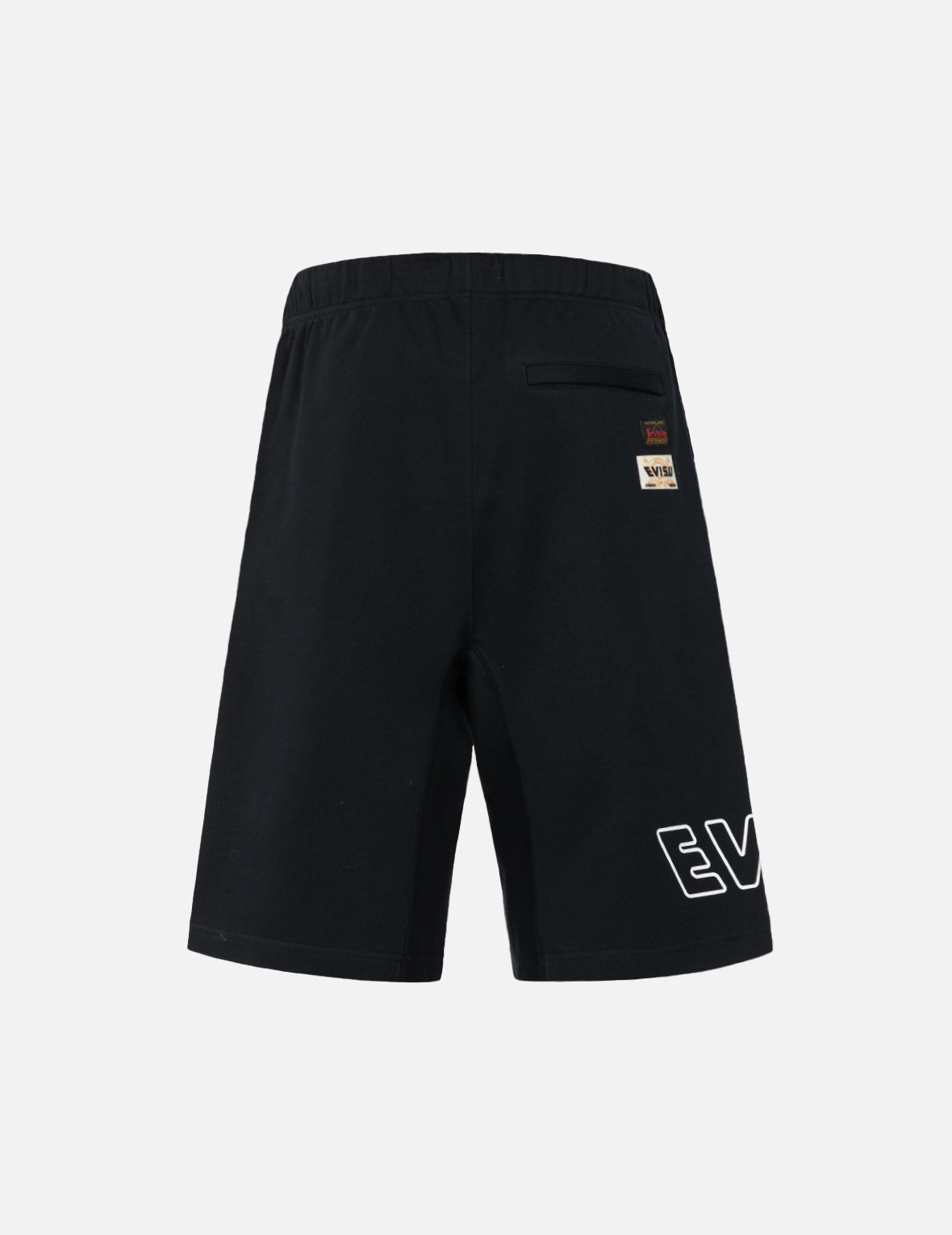 Logo Print and Kamon Embroidery Sweat Shorts