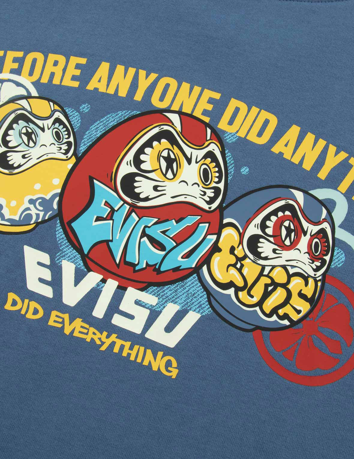 Graffiti Daruma Brothers Print T-Shirt