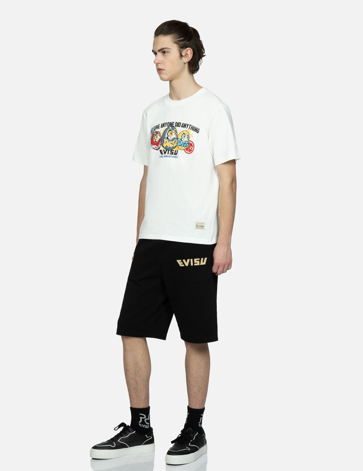 Graffiti Daruma Brothers Print T-Shirt