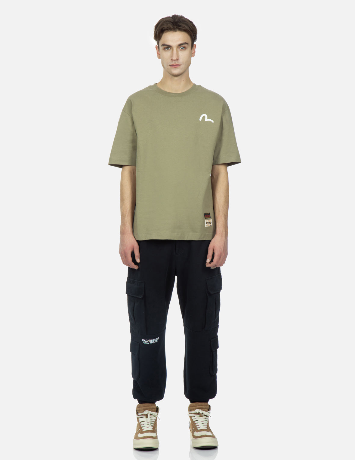 Godhead and Seagull Print T-shirt