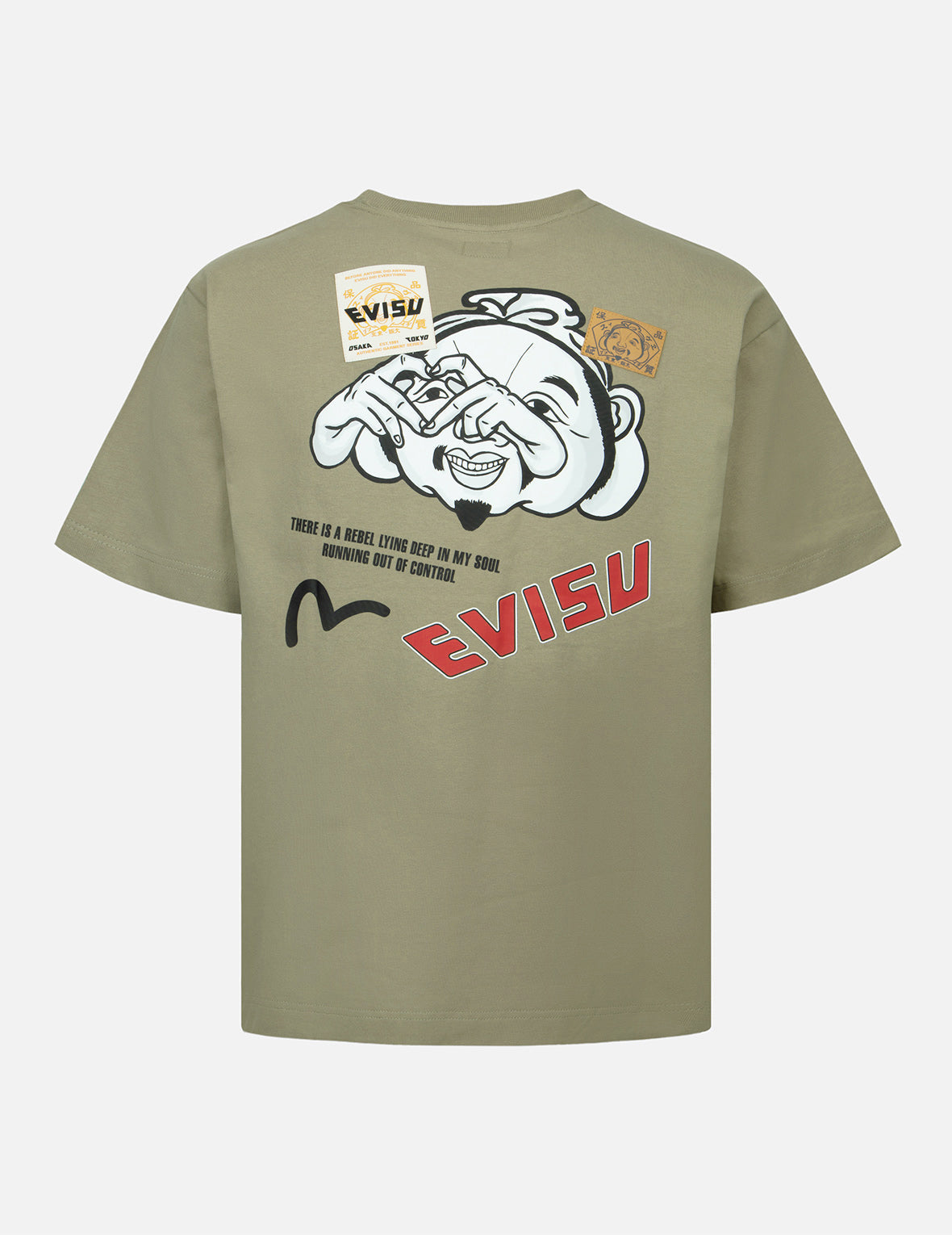Godhead and Seagull Print T-shirt