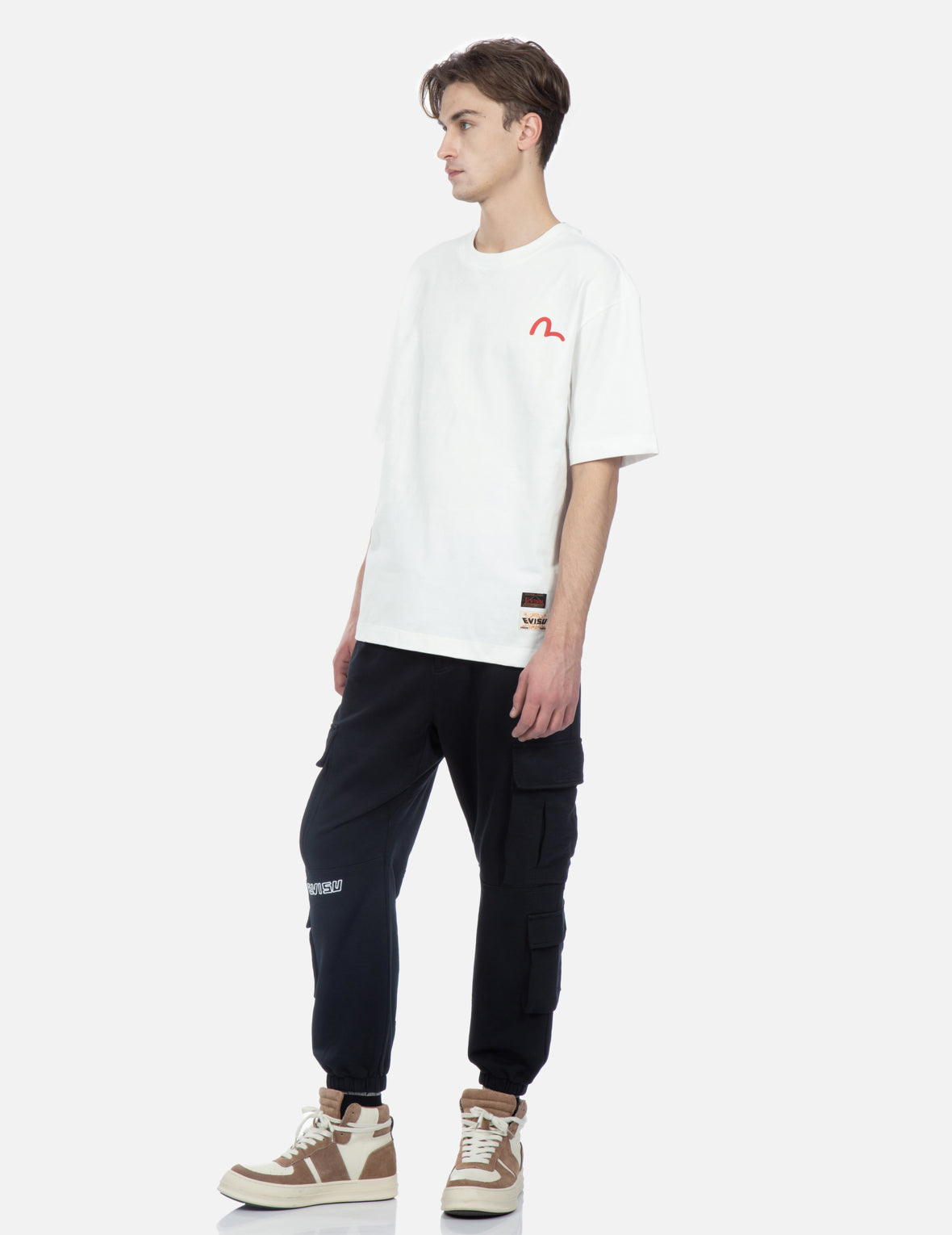 Godhead and Seagull Print T-shirt