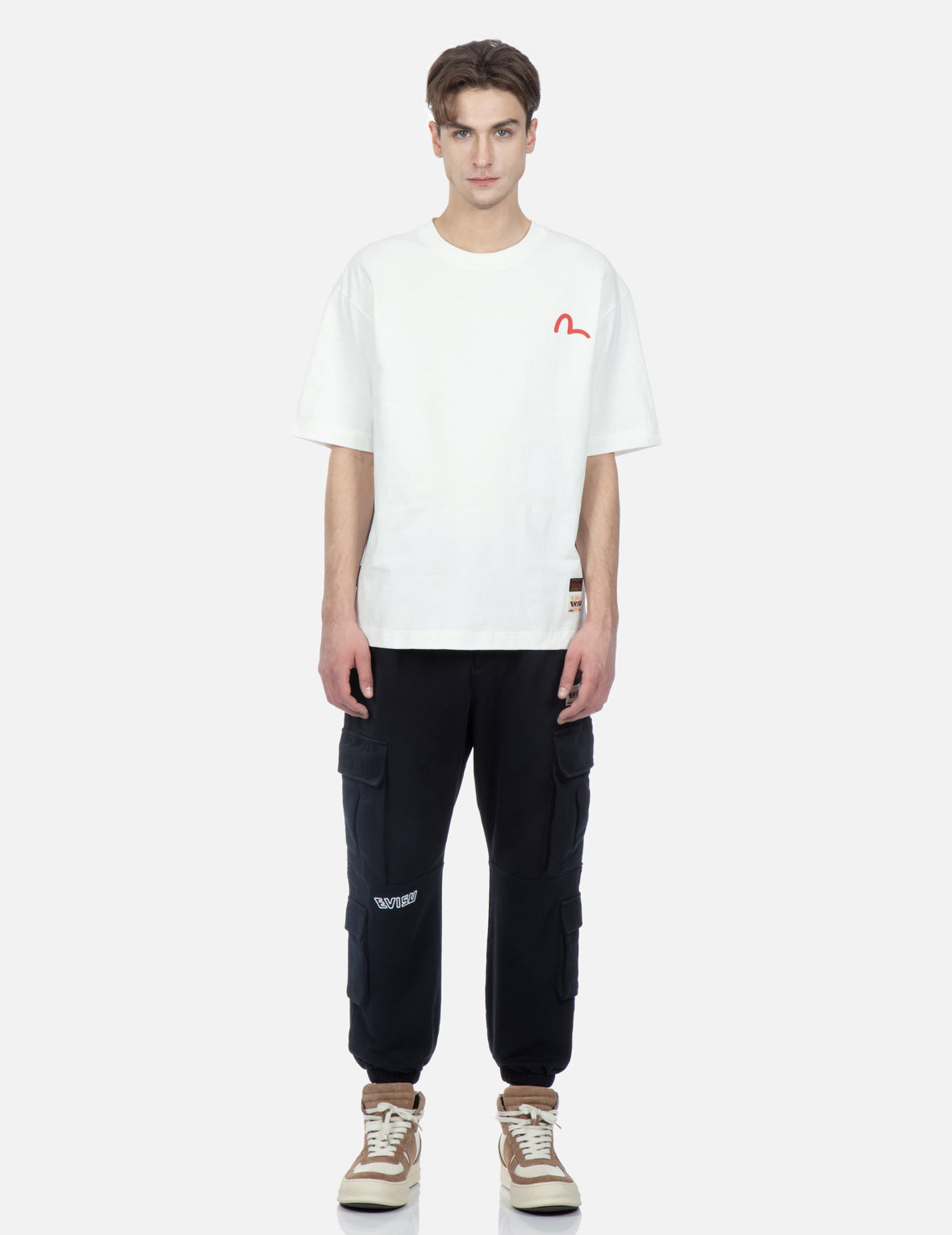 Godhead and Seagull Print T-shirt
