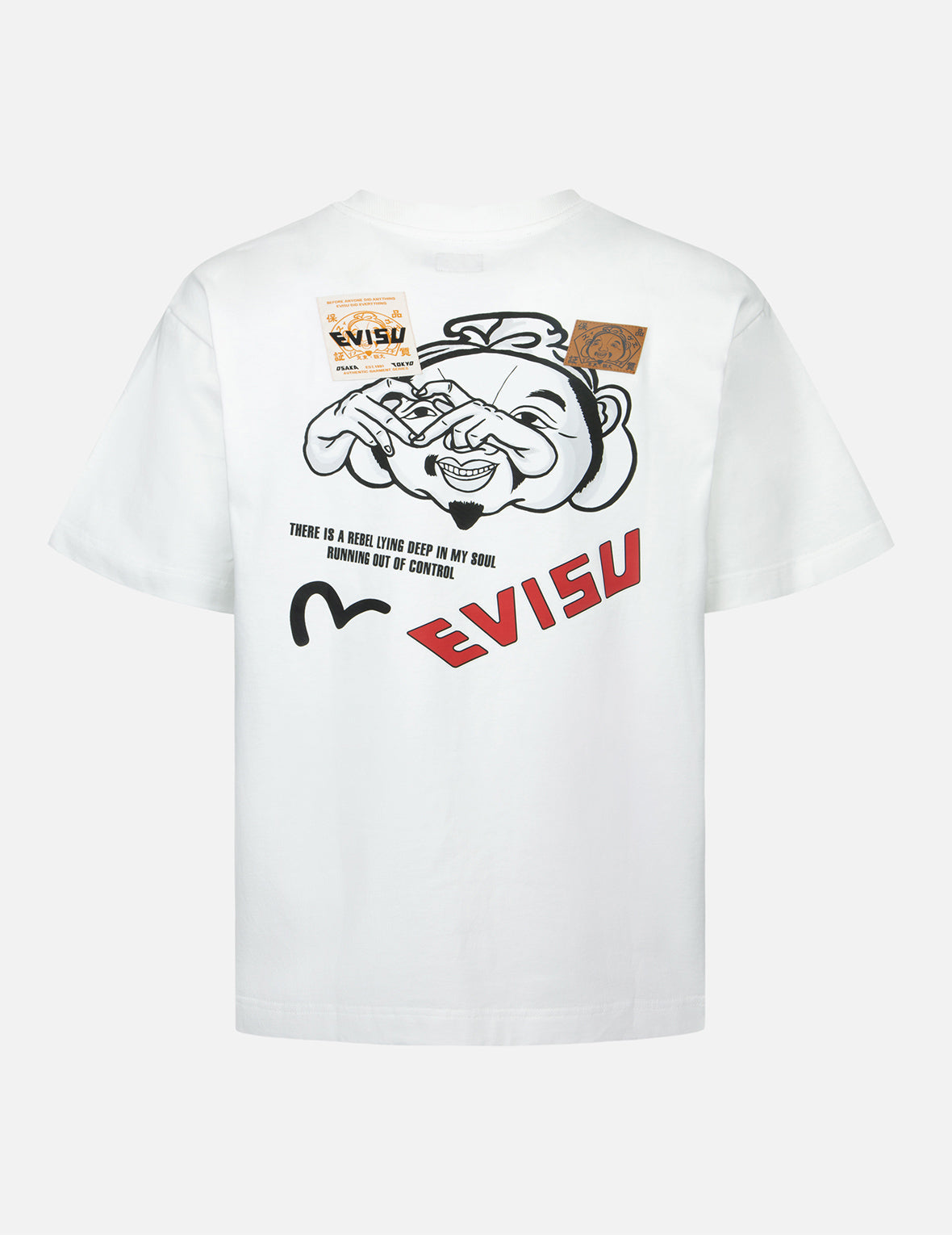 Godhead and Seagull Print T-shirt