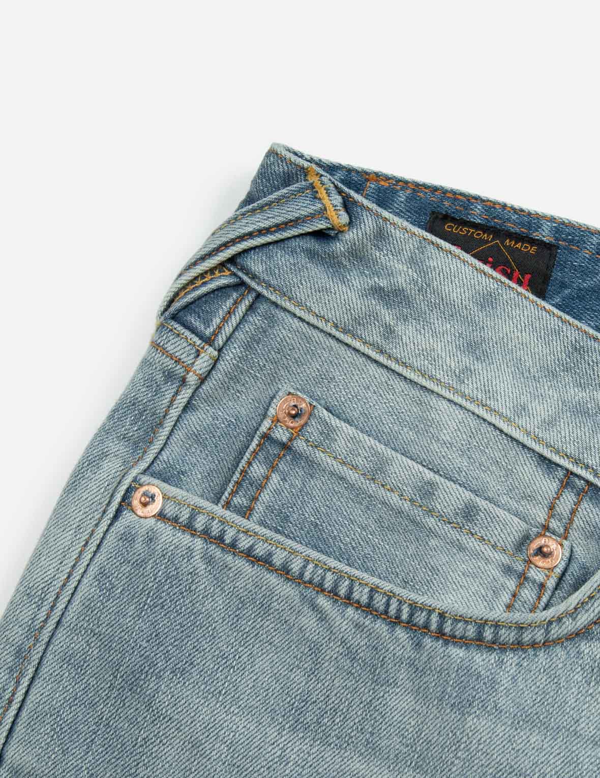 Playful Godhead Daicock Print Regular Fit Denim Shorts
