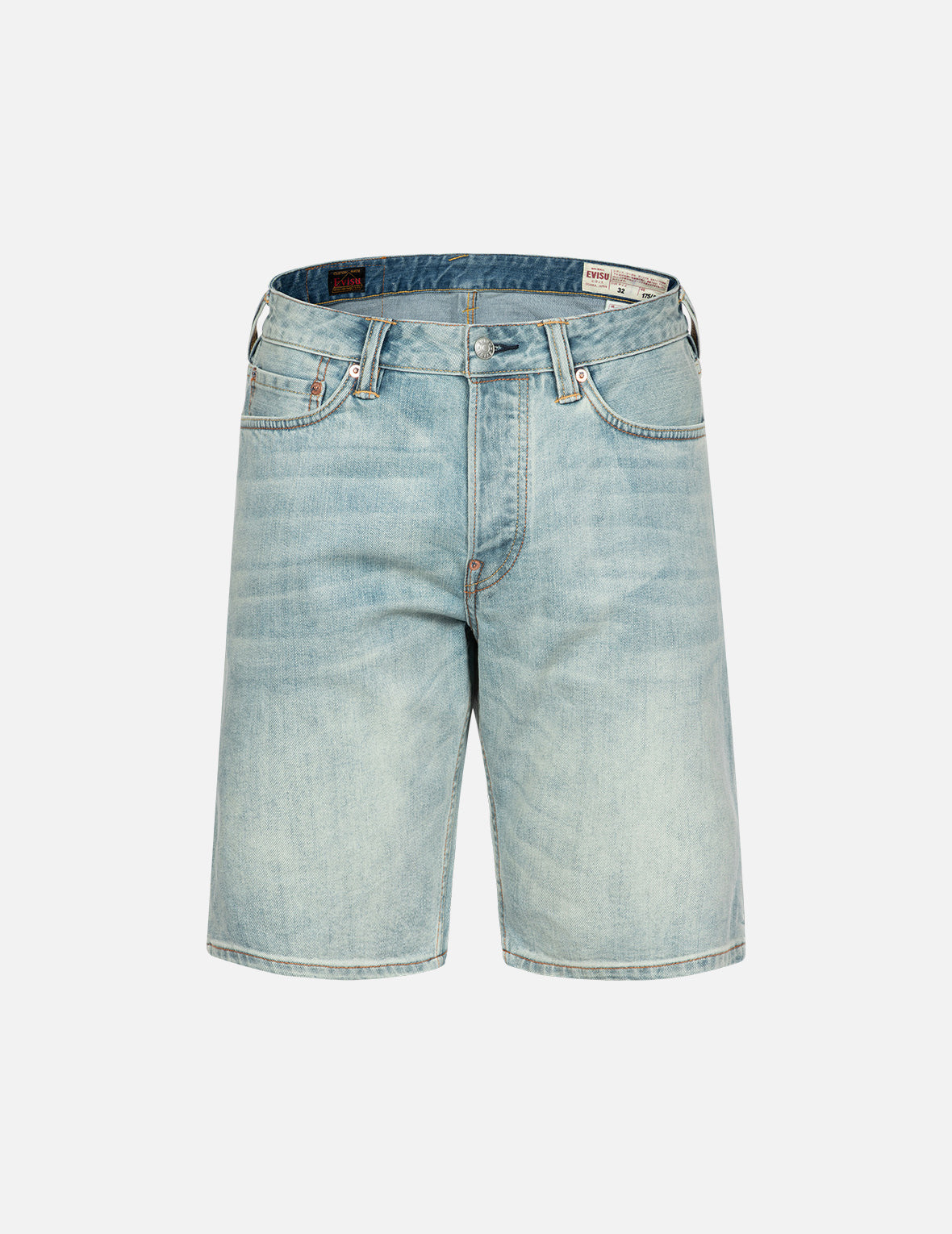 Playful Godhead Daicock Print Regular Fit Denim Shorts