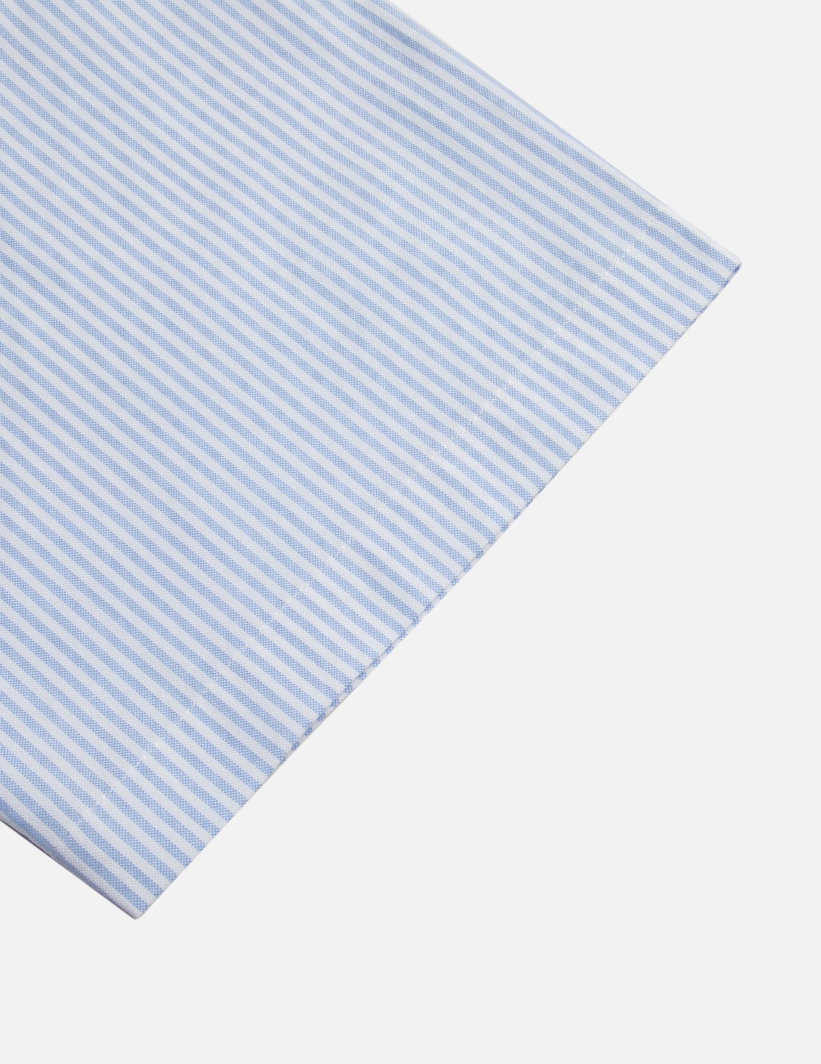 Playful Godhead Print Relax Fit Short-Sleeves Stripe Shirt