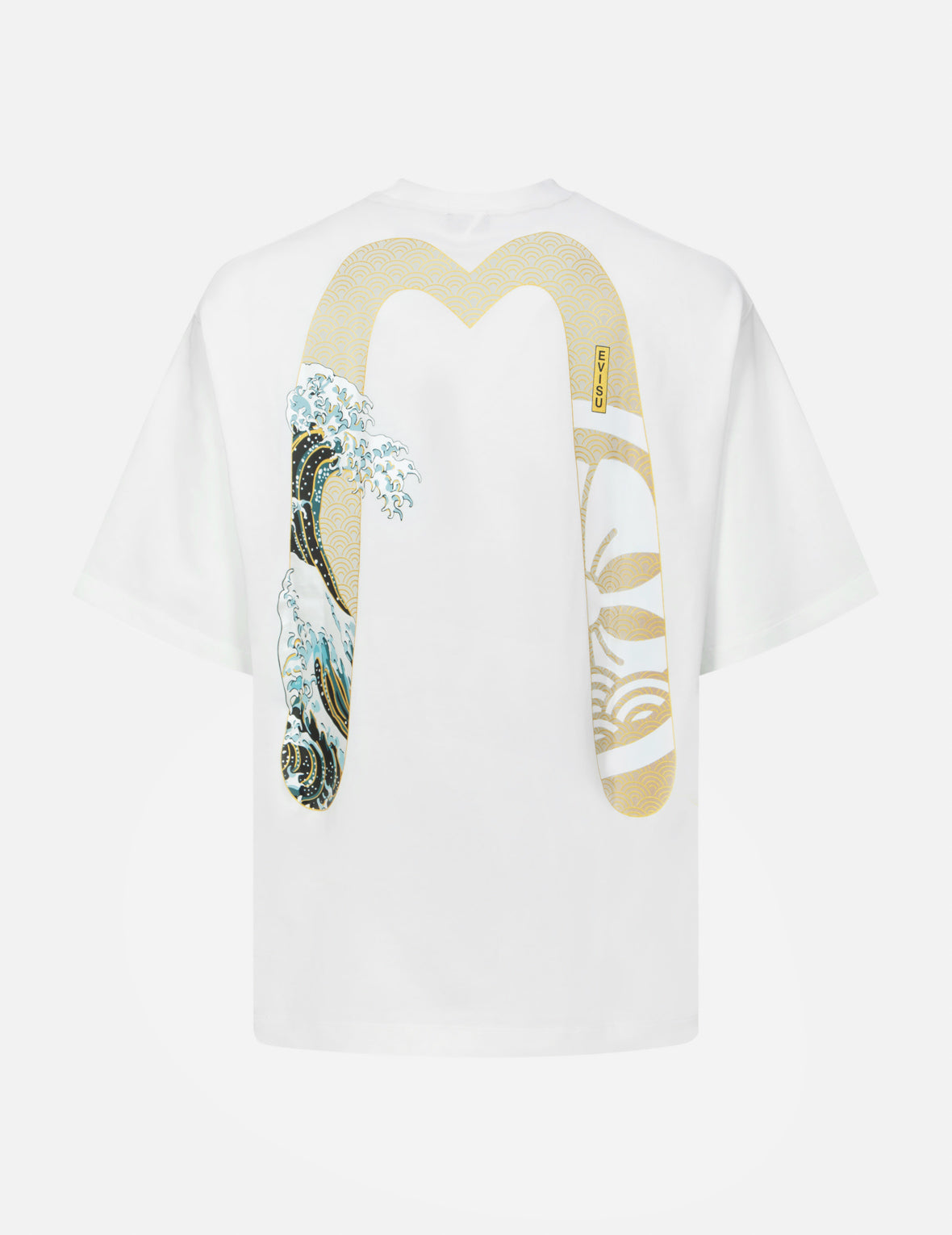 Kamon and The Great Wave Daicock Print Relax Fit T-shirt