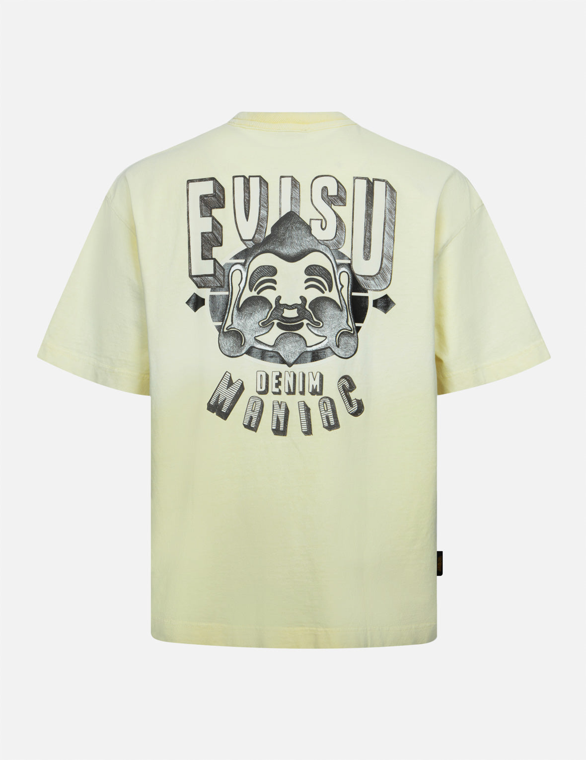 Seagull and Brushstroke-style Godhead Print Loose Fit T-shirt