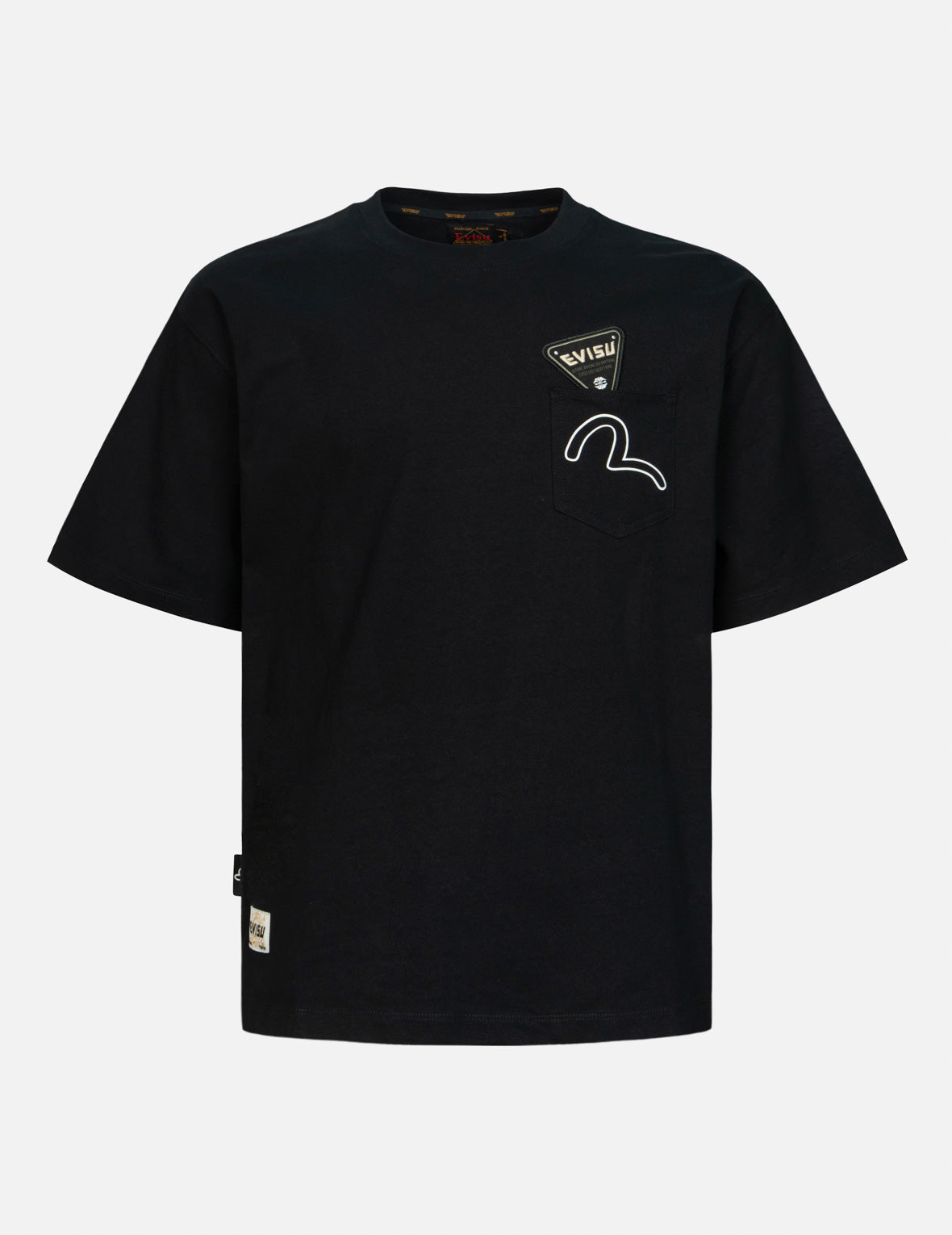 Seagull and Stacked Badge Print Daicock Relax Fit T-shirt