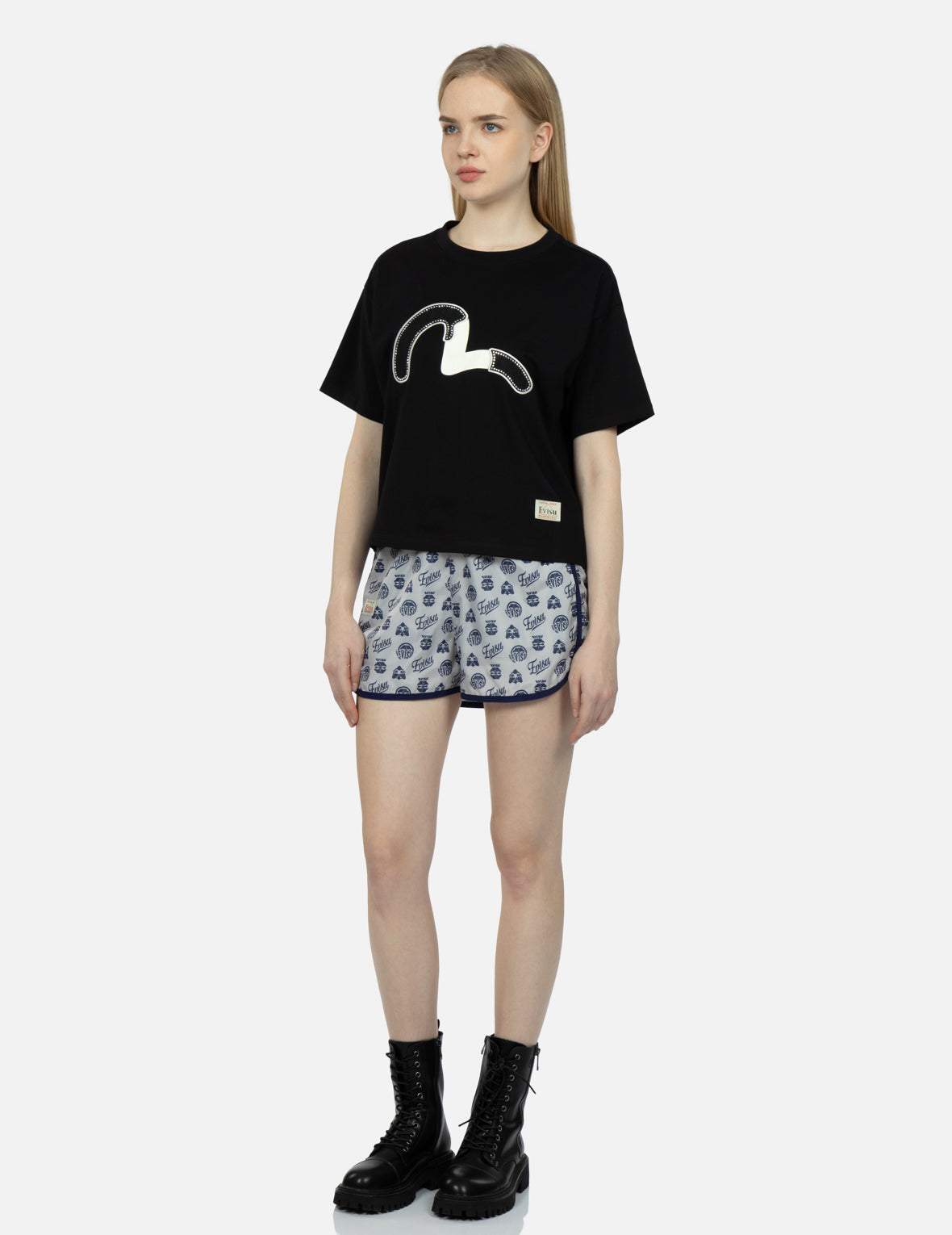 Kamon and Godhead Allover Print Shorts